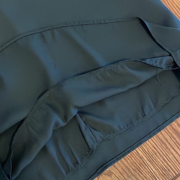 SOPRANO casual short sleeve black dress / crew neck mini size Large boxy - Picture 8 of 8